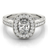 Engagement Rings Halo Oval - TN84512