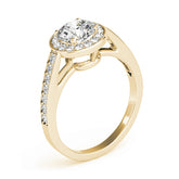 Engagement Rings Halo Round - TN84660-1