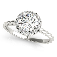 Engagement Rings Round Center - TN85124-1