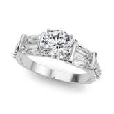 Sb & Rd Engagement Ring - TN85367