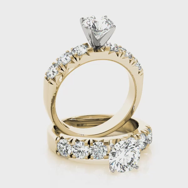 Engagement Rings Single Row Prong Set - TN50771-E