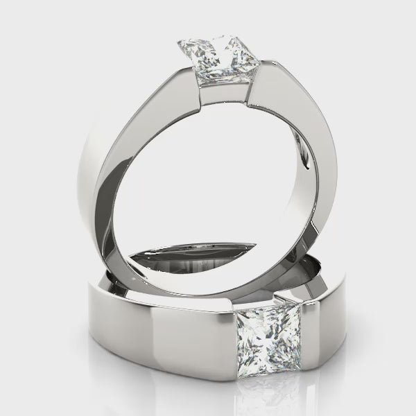 Engagement Rings Solitaires Princess - TN83526