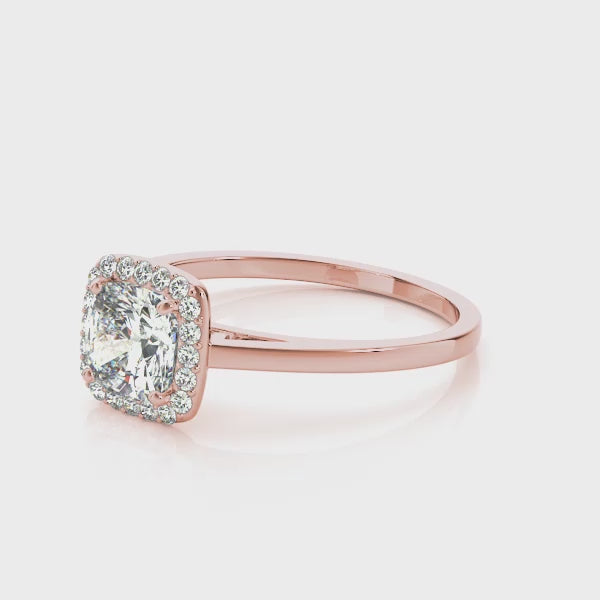 Engagement Rings Halo Square & Cushion - TN50918-E