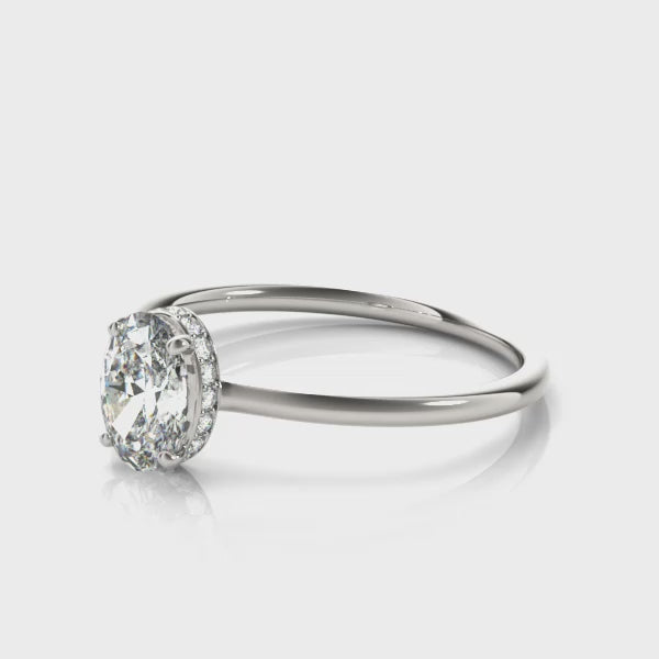 Engagement Rings Oval - TN51141-E