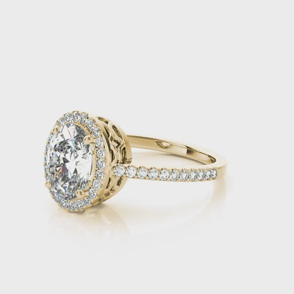 Oval Halo - TN84606