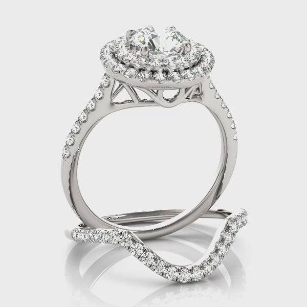 Engagement Rings Halo Round - TN50900-E