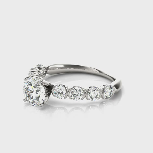 Engagement Rings U Prong - TN51150-E