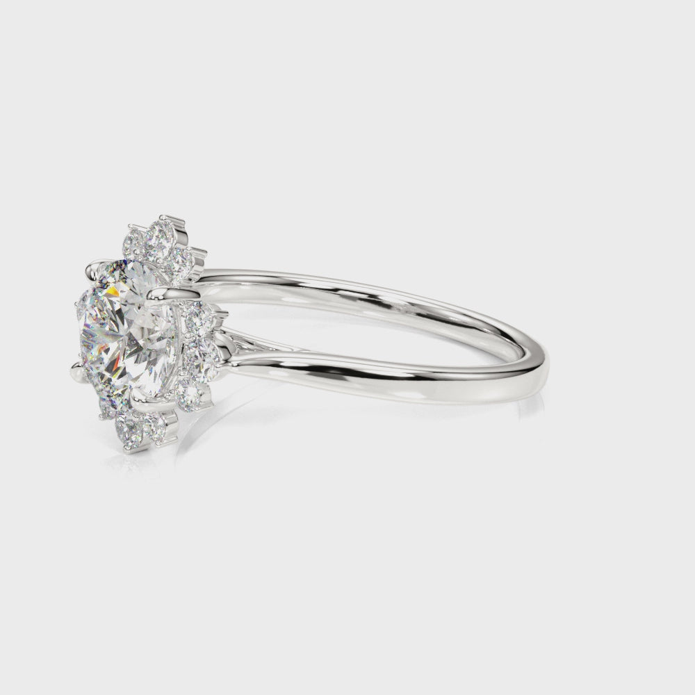 Engagement Ring For Round Center - TN85249