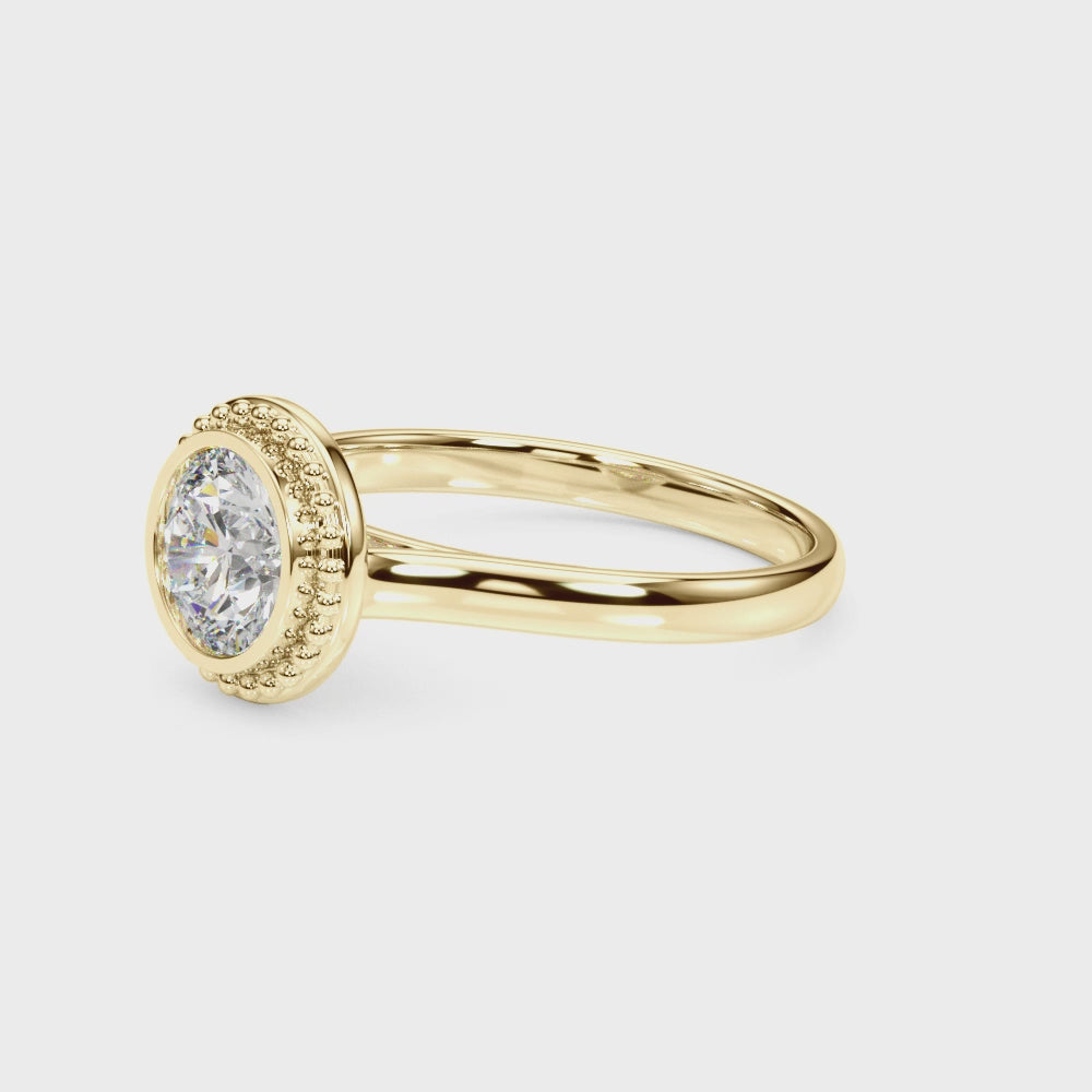 Round Bezel Solitaire - TN85293
