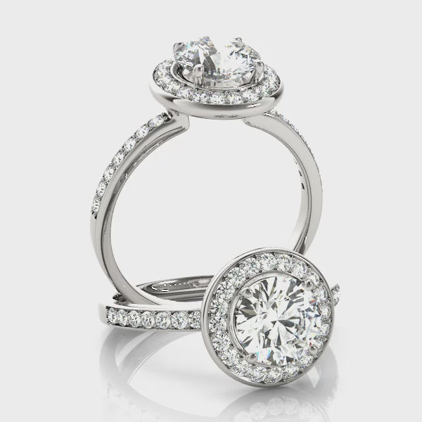 Engagement Rings Halo Round - TN83872