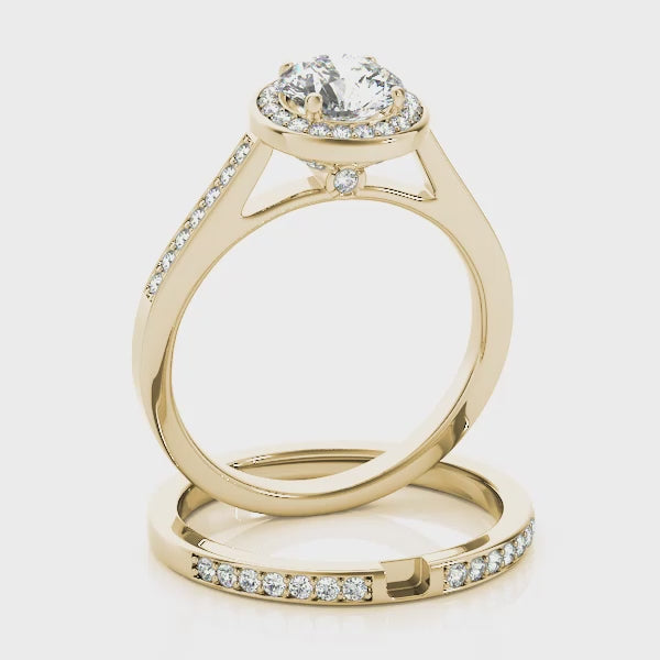 Engagement Rings Halo Round - TN84045
