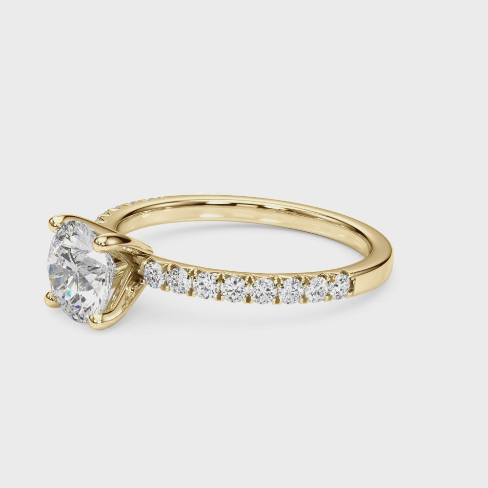 Engagement Rings Round Center - TN85158