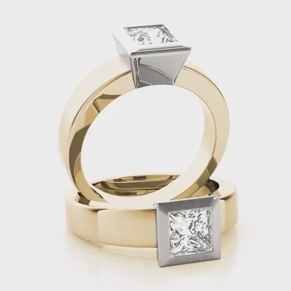 Engagement Rings Solitaires Princess - TN81753