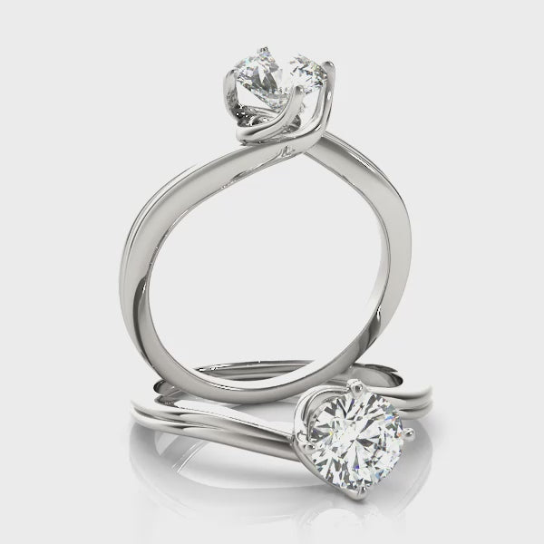 Engagement Rings Solitaires Round - TN50905-E