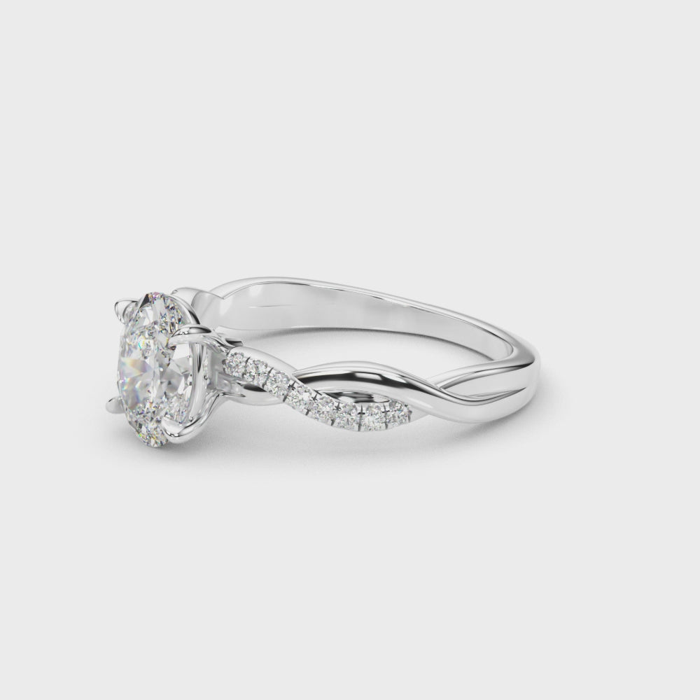 Engagement Rings Oval Center - TN51173-E