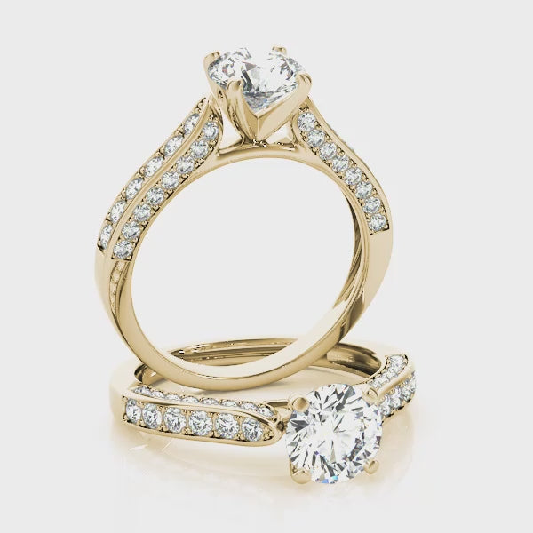 Engagement Rings Single Row Prong Set - TN84328