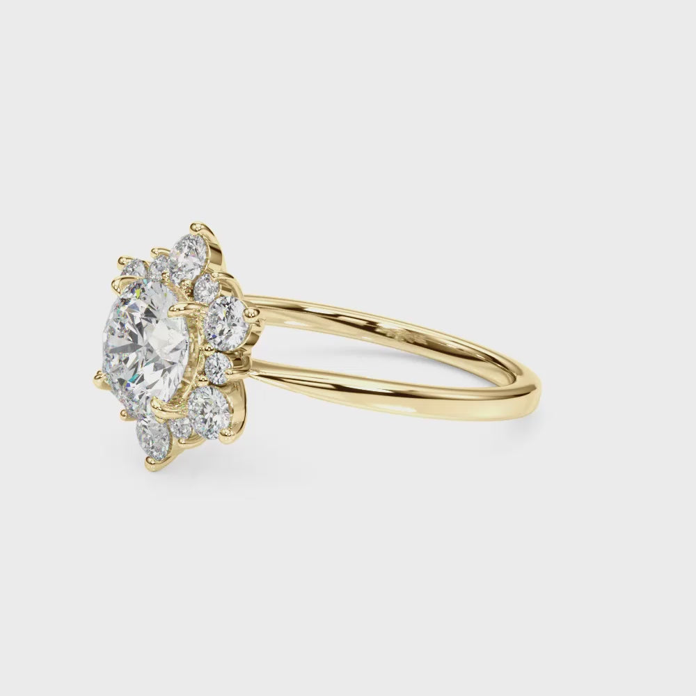 Halo Engagement Ring - TN85265