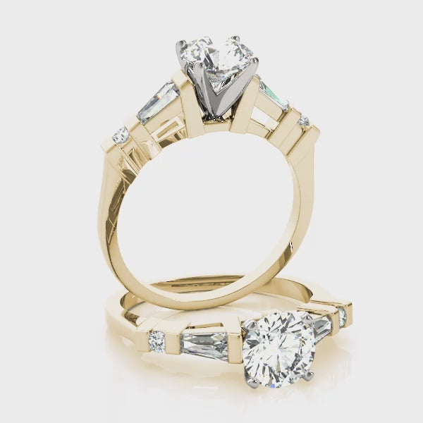 Engagement Rings Fancy Shape Baguette Remounts - TN82432