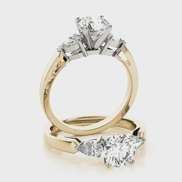 Engagement Rings 3 Stone Pear - TN83365