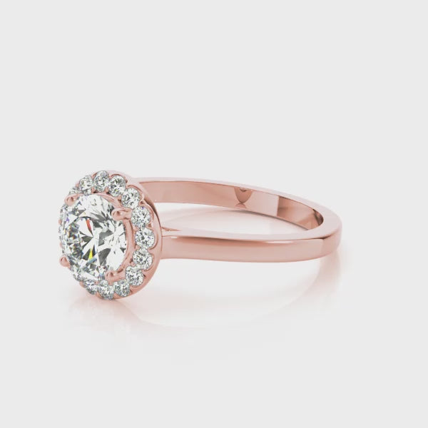 Engagement Rings Round Halo - TN85127