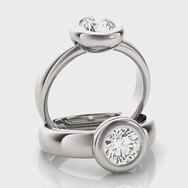 Engagement Rings Solitaires Round - TN81743