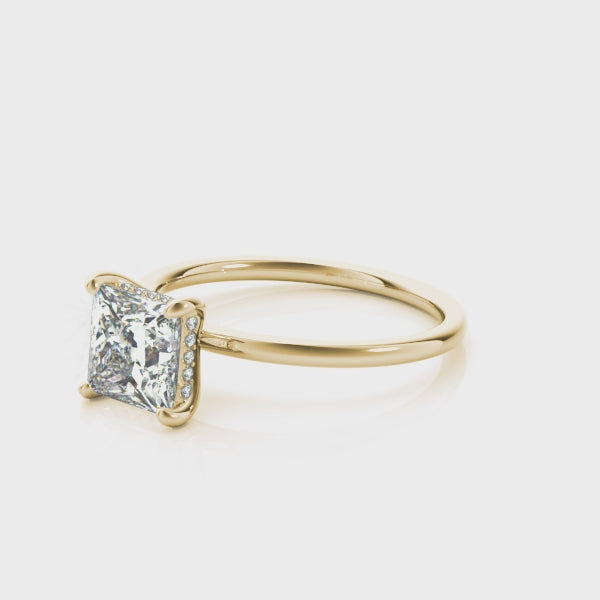 Engagement Ring Princess Cut Center - TN51158-E