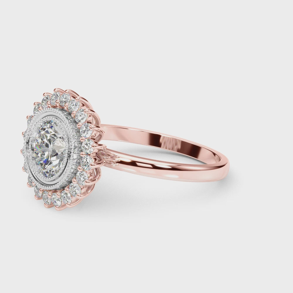 Engagement Ring Round Center - TN85341