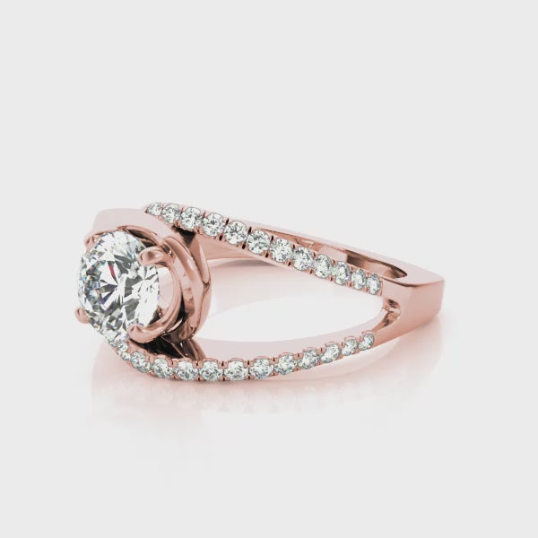 Engagement Rings Bypass Euro Shank - TN51130-E