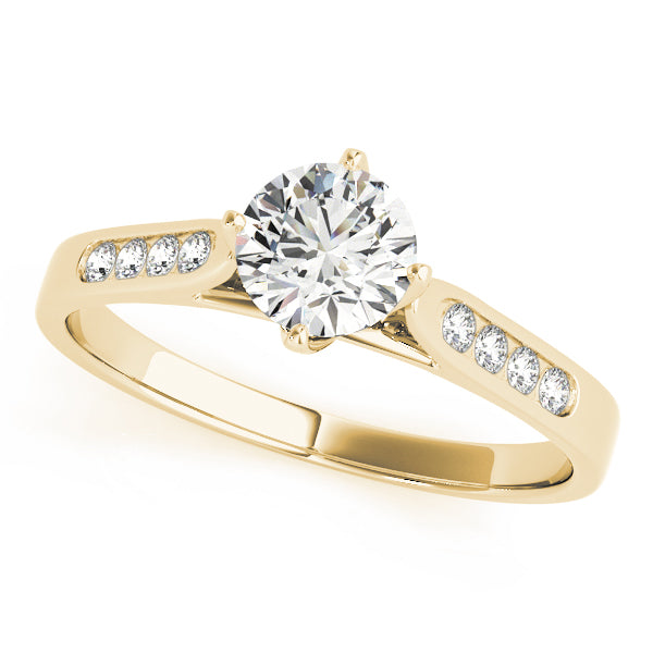 Engagement Rings Single Row Channel Set - TN50001-E