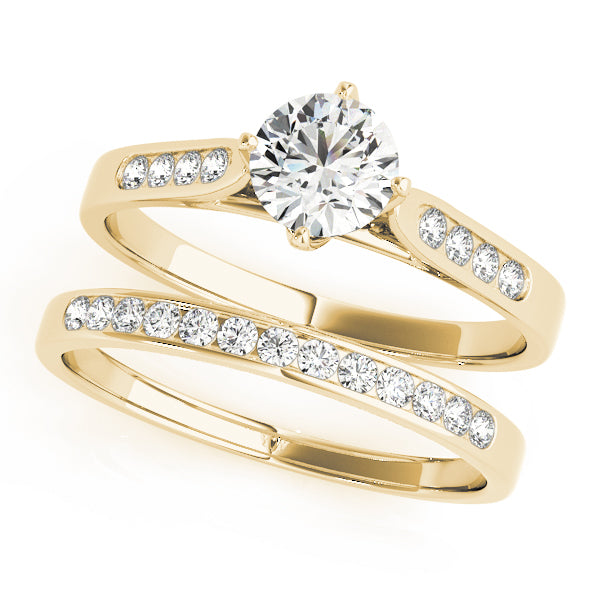 Engagement Rings Single Row Channel Set - TN50001-E