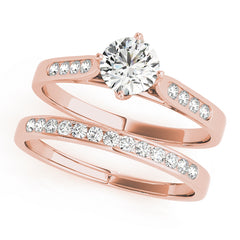 Engagement Rings Single Row Channel Set - TN50001-E