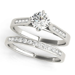 Engagement Rings Single Row Channel Set - TN50001-E