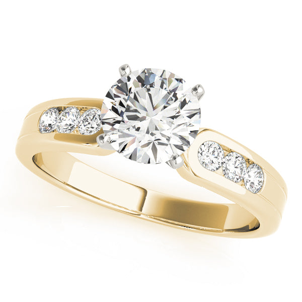 Engagement Rings Single Row Channel Set - TN50002-E