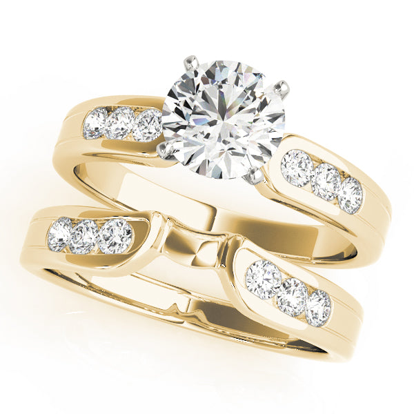 Engagement Rings Single Row Channel Set - TN50002-E