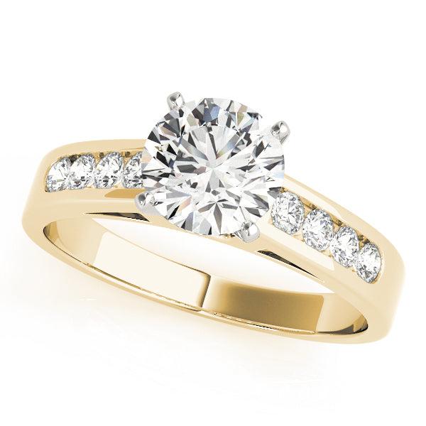 Engagement Rings Single Row Channel Set - TN50005-E