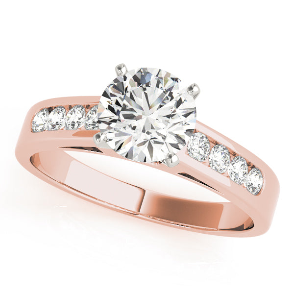 Engagement Rings Single Row Channel Set - TN50005-E