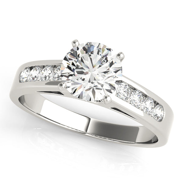 Engagement Rings Single Row Channel Set - TN50005-E