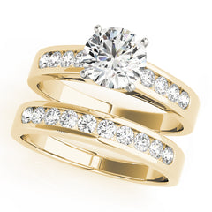 Engagement Rings Single Row Channel Set - TN50005-E