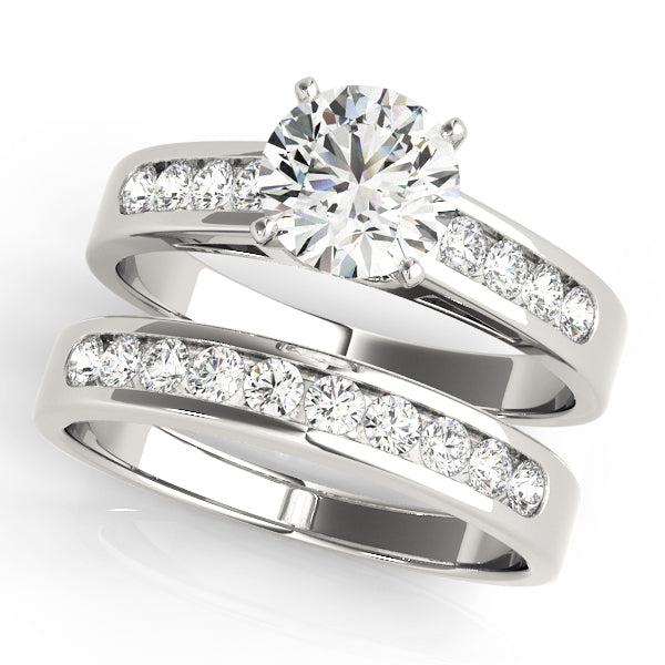 Engagement Rings Single Row Channel Set - TN50005-E