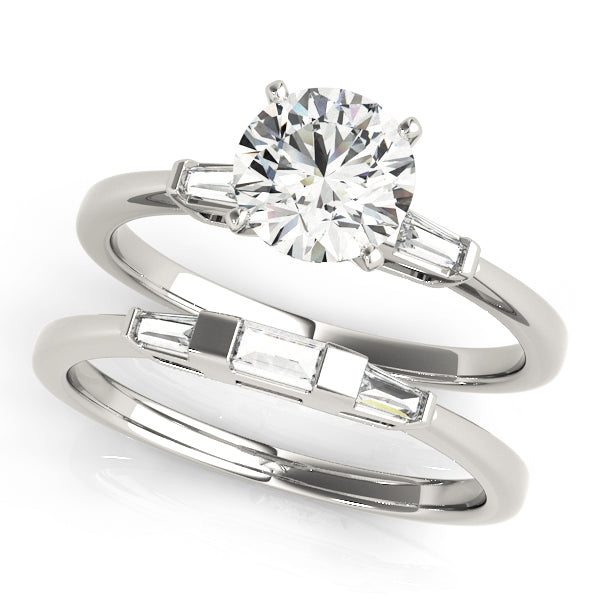 Engagement Rings 3 Stone Baguette - TN50074-E