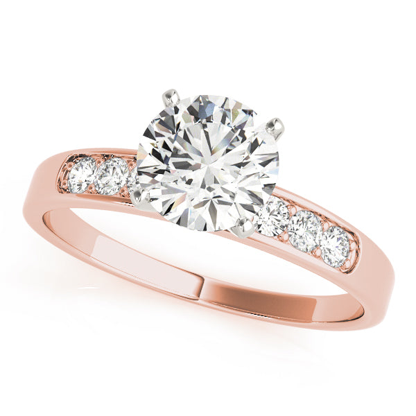 Engagement Rings Single Row Channel Set - TN50076-E