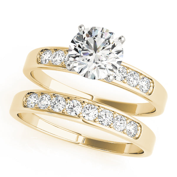 Engagement Rings Single Row Channel Set - TN50076-E