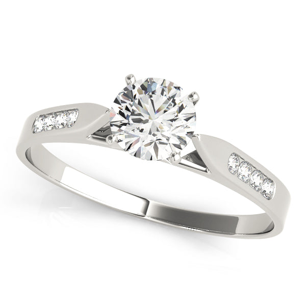 Engagement Rings Single Row Channel Set - TN50120-E