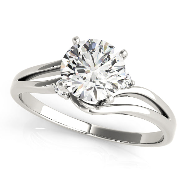 Engagement Rings Solitaires Round - TN50132-E