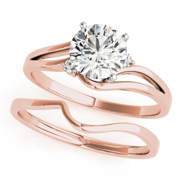 Engagement Rings Solitaires Round - TN50132-E