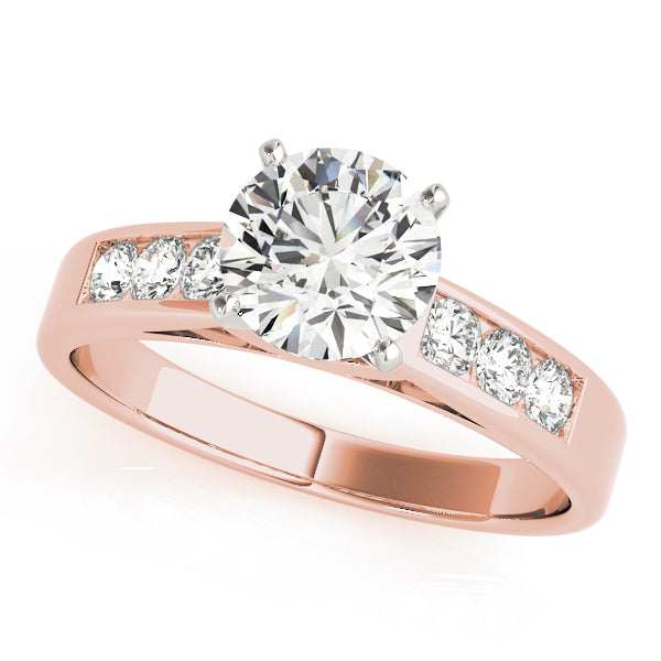 Engagement Rings Single Row Channel Set - TN50180-E