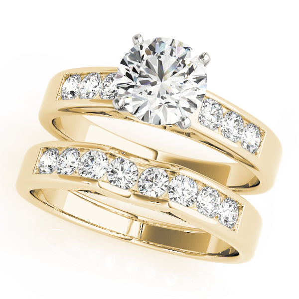 Engagement Rings Single Row Channel Set - TN50180-E