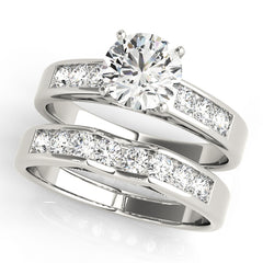 Engagement Rings Single Row Channel Set - TN50180-E