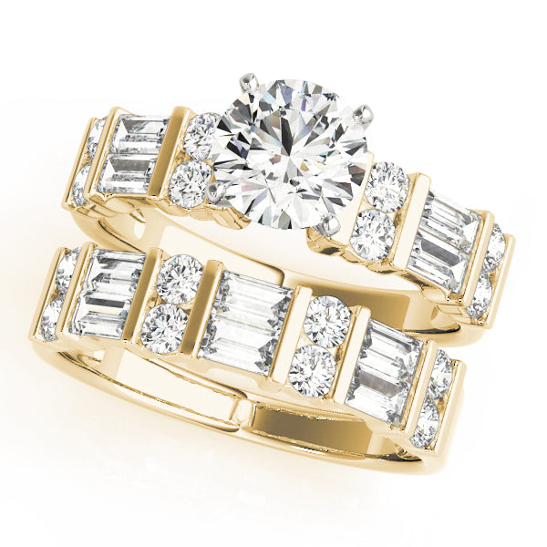 Engagement Rings Fancy Shape Baguette Remounts - TN50189-E