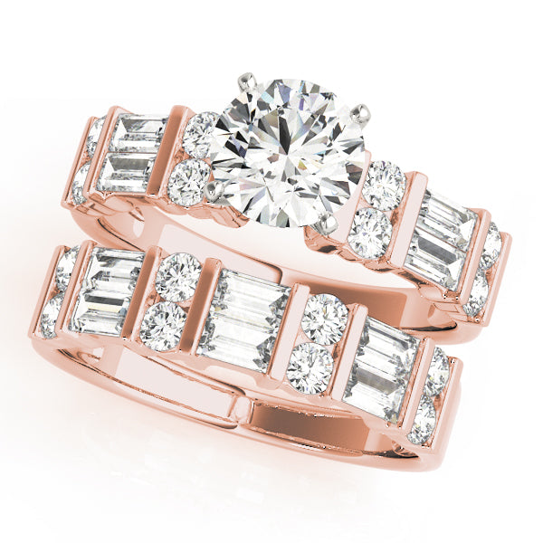 Engagement Rings Fancy Shape Baguette Remounts - TN50189-E